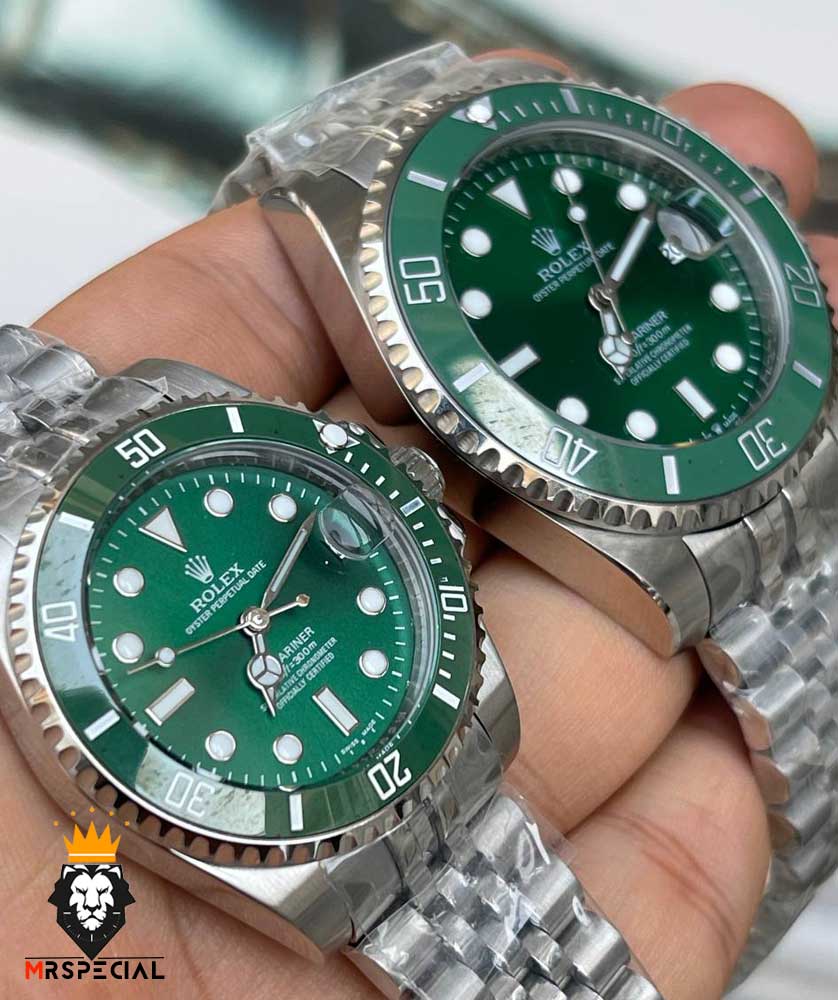 ساعت ست رولکس مردانه و زنانه ساب مارینر استیل صفحه سبز 01172 Rolex Sub mariner
