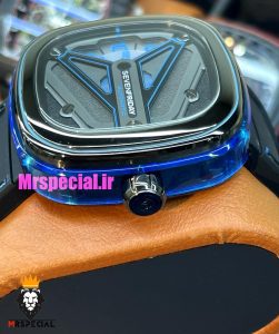 ساعت مچی مردانه سون فرایدی اتوماتیک بند رابر مشکی صفحه مشکی SEVENFRIDAY 021408