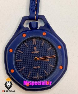 ساعت سواچ رویال پاپ سورمه ای 021607 Audemars Piguet x Swatch ORENJI HACHI