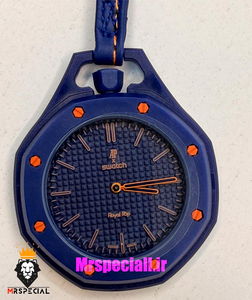 ساعت سواچ رویال پاپ سورمه ای 021607 Audemars Piguet x Swatch ORENJI HACHI