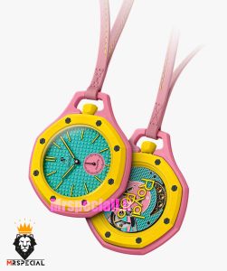 ساعت سواچ رویال پاپ صورتی 021606 Audemars Piguet x Swatch OTG ROZ