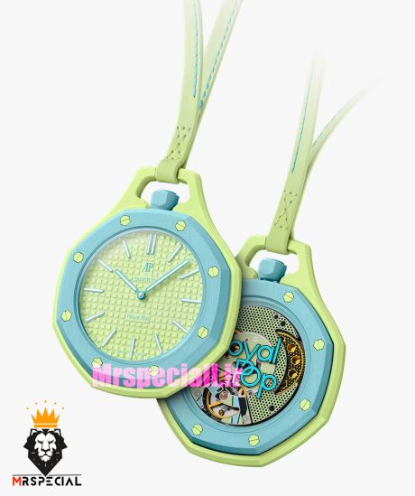 ساعت سواچ رویال پاپ سبز لیمویی 021608 Audemars Piguet x Swatch BLAUE ACHT