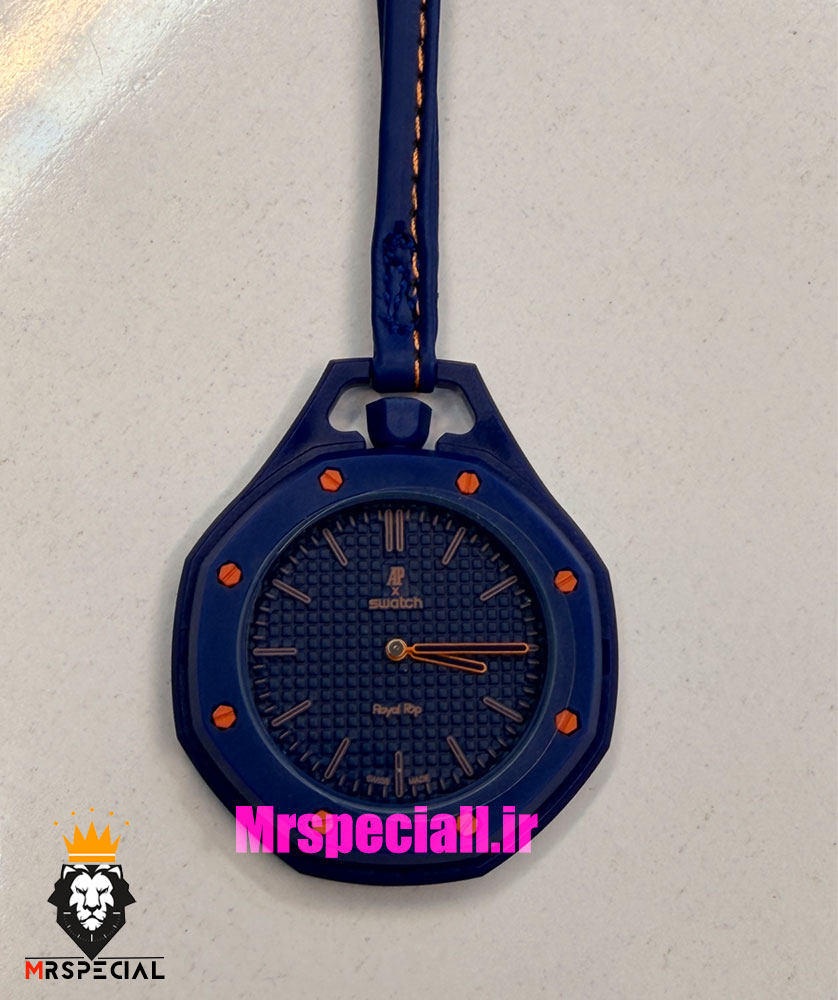 ساعت سواچ رویال پاپ سورمه ای 021607 Audemars Piguet x Swatch ORENJI HACHI