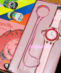 ساعت سواچ رویال پاپ صورتی قرمز 021603 Audemars Piguet x Swatch OTTO ROSSO