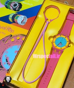ساعت سواچ رویال پاپ صورتی 021606 Audemars Piguet x Swatch OTG ROZ