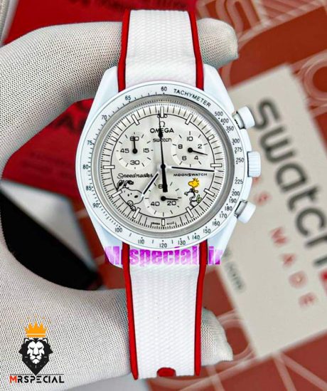 ساعت امگا سواچ مدل اسنوپی OmegaSwatch Moonphase snoopy 021023