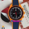 ساعت امگا سواچ مدل گدازه های زمین OmegaSwatch Moonswatch Earth LAVA 021025