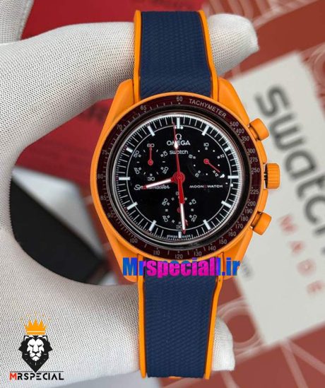 ساعت امگا سواچ مدل گدازه های زمین OmegaSwatch Moonswatch Earth LAVA 021025