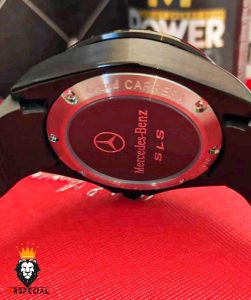 ساعت تگ هویر مردانه مرسدس بنز کرنوگراف مشکی رابر صفحه مشکی TAG HEUER Grand Carrera SLS 0827