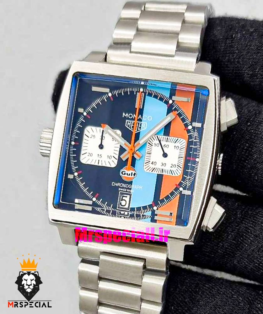 ساعت مچی مردانه تگ هویر موناکو استیل کرنوگراف Tag Heuer monaco 8965