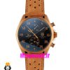 ساعت مردانه تگ هویر کرنوگراف رزگلد بند جیر صفحه مشکی TAG HEUER SPACE X 01024