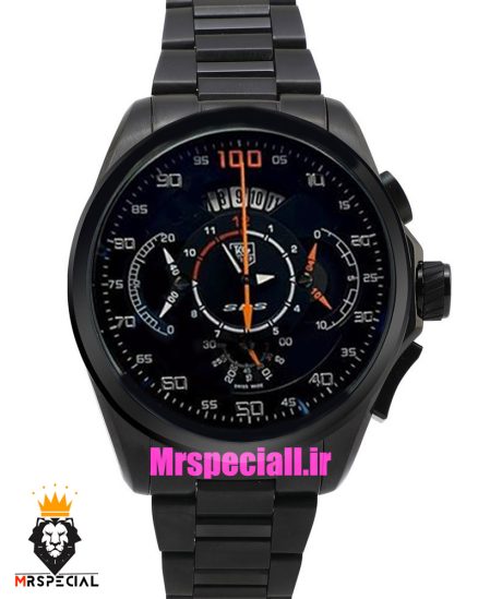 ساعت مردانه تگ هویر مرسدس بنز مشکی صفحه مشکی 0831 TAG HEUER Grand Carrera SLS