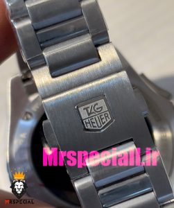 ساعت تگ هویر مردانه مدل بی ام وه کرنوگراف استیل صفحه سفید Tag Heuer CARRERA BMW 020855