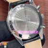 ساعت تگ هویر مردانه کرنوگراف بند چرم مشکی صفحه سبز Tag Heuer CARRERA 020997