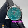 ساعت تگ هویر مردانه کرنوگراف بند چرم مشکی صفحه سبز Tag Heuer CARRERA 020997
