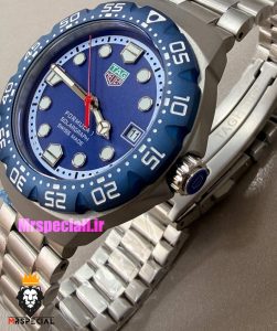 ساعت تگ هویر مردانه سولارگراف اتوماتیک استیل صفحه ابی Tag heuer Solargraph 021567