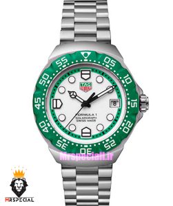 ساعت تگ هویر مردانه سولارگراف اتوماتیک استیل صفحه سفید Tag heuer Solargraph 021568