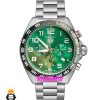 ساعت تگ هویر مدل فرمول 1 بند استیل کرنوگراف صفحه سبز TAG HEUER Formula 1 021249