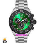 ساعت تگ هویر مدل فرمول 1 بند استیل کرنوگراف صفحه سبز TAG HEUER Formula 1 021246