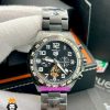 ساعت تگ هویر مدل فرمول 1 بند استیل مشکی کرنوگراف صفحه مشکی TAG HEUER Formula 1 021251
