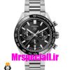 ساعت تگ هویر مردانه مدل کررا استیل کرنوگراف صفحه مشکی Tag Heuer Carrera TG 01122