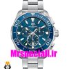 ساعت تگ هویر مردانه مدل اکوا ریسر کرنوگراف استیل صفحه ابی 01820 TAG HEUER AQUA RACER