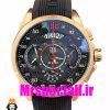 ساعت تگ هویر مردانه مدل مرسدس بنز کرنوگراف رزگلد بند رابر صفحه مشکی TAG HEUER Grand Carrera SLS 0829