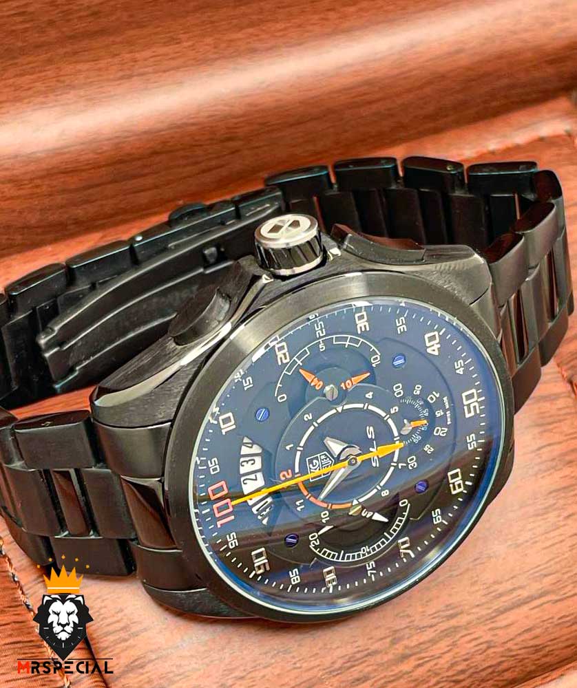 ساعت مردانه تگ هویر مرسدس بنز مشکی صفحه مشکی 0831 TAG HEUER Grand Carrera SLS