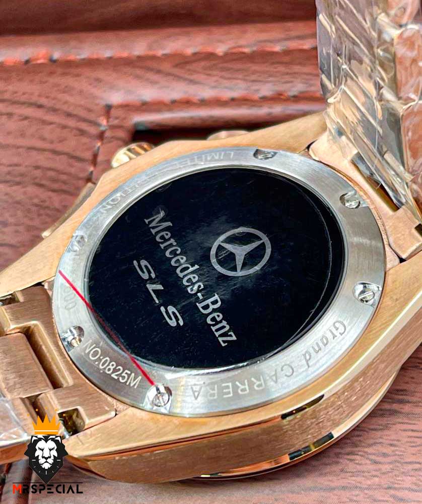ساعت تگ هویر مردانه مرسدس بنز کرنوگراف رزگلد صفحه مشکی 8749 TAG HEUER Grand Carrera SLS
