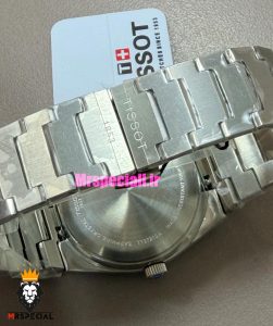 ساعت تیسوت زنانه مدل پی ار ایکس کوارتز استیل صفحه صورتی 021577 TISSOT PRX 