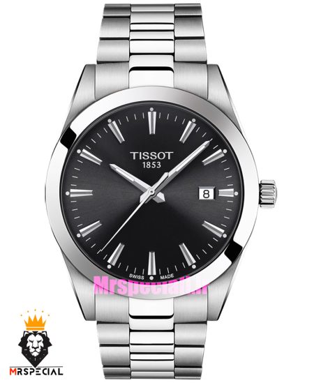 ساعت تیسوت مردانه استیل کوارتز صفحه مشکی 021465 TISSOT