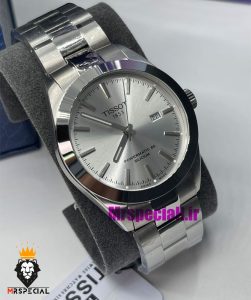 ساعت تیسوت مردانه استیل کوارتز صفحه نقره ای 021464 TISSOT 