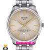 ساعت تیسوت مردانه اتوماتیک استیل صفحه طلایی 021534 TISSOT Chemin des Tourelles