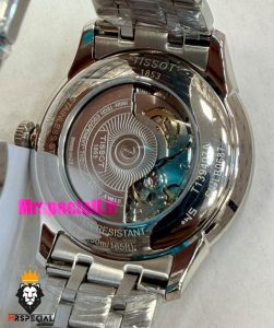 ساعت تیسوت مردانه اتوماتیک استیل صفحه طلایی 021534 TISSOT Chemin des Tourelles