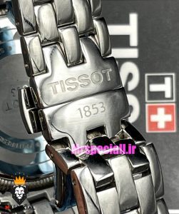 ساعت تیسوت مردانه استیل موتور سوییس کوارتز صفحه سفید 021415 TISSOT R460 