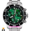 ساعت تیسوت مردانه مدل سی استار موتورکرنوگراف بند استیل صفحه سبز 021432 TISSOT SEASTAR