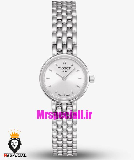 ساعت تیسوت زنانه کوارتز استیل نقره ای صفحه سفید 020987 TISSOT Lovely