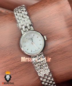 ساعت تیسوت زنانه کوارتز استیل نقره ای صفحه سفید 020987 TISSOT Lovely