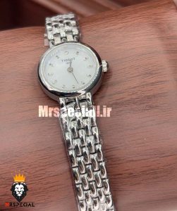 ساعت تیسوت زنانه کوارتز استیل نقره ای صفحه سفید 020987 TISSOT Lovely