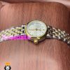 ساعت تیسوت زنانه کوارتز دو رنگ طلایی صفحه سفید 020998 TISSOT Lovely