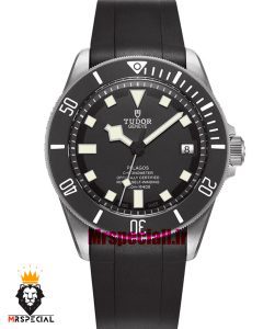 ساعت تودور مردانه اتوماتیک بند رابر صفحه مشکی 021487 TUDOR BLACK BAY