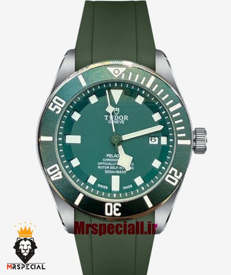 ساعت تودور مردانه اتوماتیک بند رابر سبز صفحه سبز 021488 TUDOR BLACK BAY