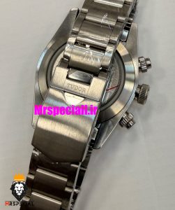 ساعت تودور مردانه اتوماتیک بند استیل صفحه سفید 021530 TUDOR black bay chron 
