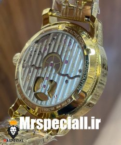 ساعت واشرون کنستانتین مدل دراگون مردانه اتوماتیک طلایی حکاکی کیفیت مستر Vacheron Constantin dragon 020791