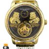 ساعت واشرون کنستانتین مدل دراگون مردانه اتوماتیک طلایی حکاکی کیفیت مستر Vacheron Constantin dragon 020554