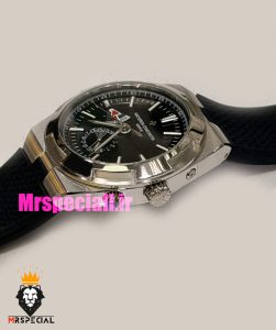 ساعت واشرون کنستانتین مردانه اتوماتیک صفحه مشکی Vacheron Constantin Overseas Dual Time 021706 