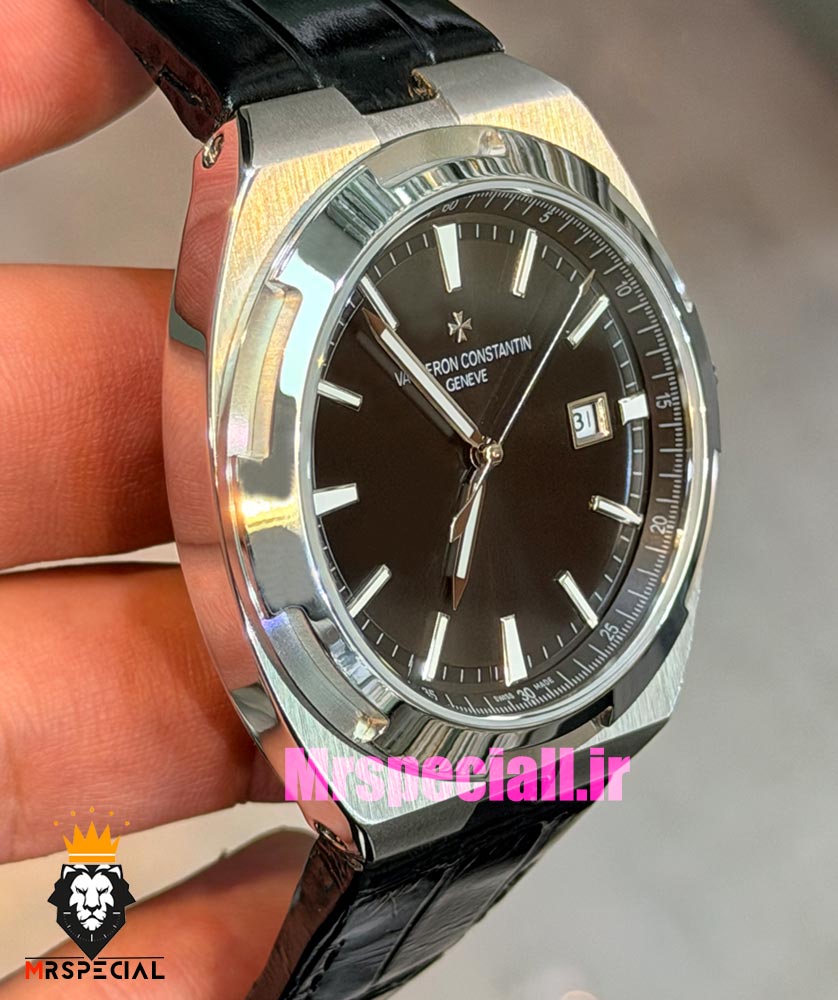 ساعت واشرون کنستانتین مردانه اتوماتیک صفحه مشکی Vacheron Constantin Overseas 021707