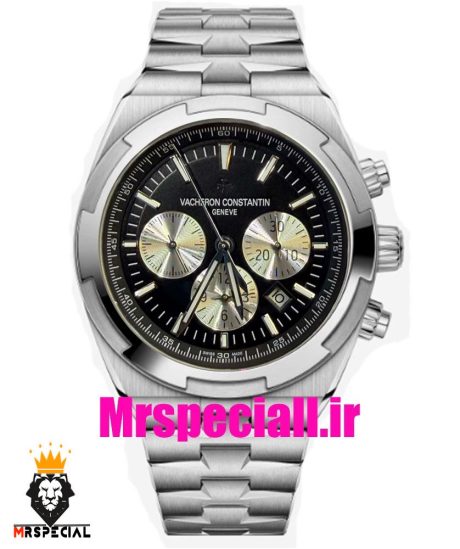 ساعت واشرون کنستانتین مردانه اتوماتیک صفحه مشکی Vacheron Constantin 021554