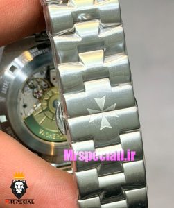 ساعت واشرون کنستانتین مردانه اتوماتیک صفحه ابی Vacheron Constantin Overseas Dual Time 021704