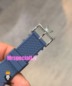 ساعت واشرون کنستانتین مردانه اتوماتیک صفحه ابی Vacheron Constantin Overseas Dual Time 021705